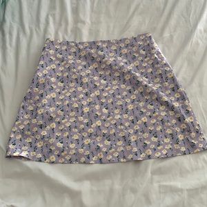 Shein Ditsy Floral Skirt Purple - Size XS